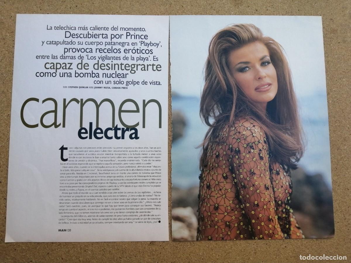 Otros art&iacute;culos de coleccionismo en papel: REPORTAJE Y SESION DE FOTOS. CARMEN ELECTRA