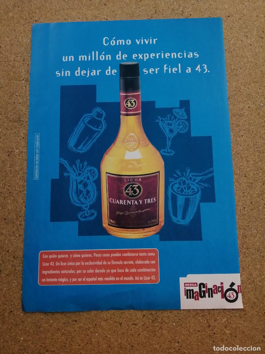 Otros art&iacute;culos de coleccionismo en papel: ANUNCIO. LICOR 43...