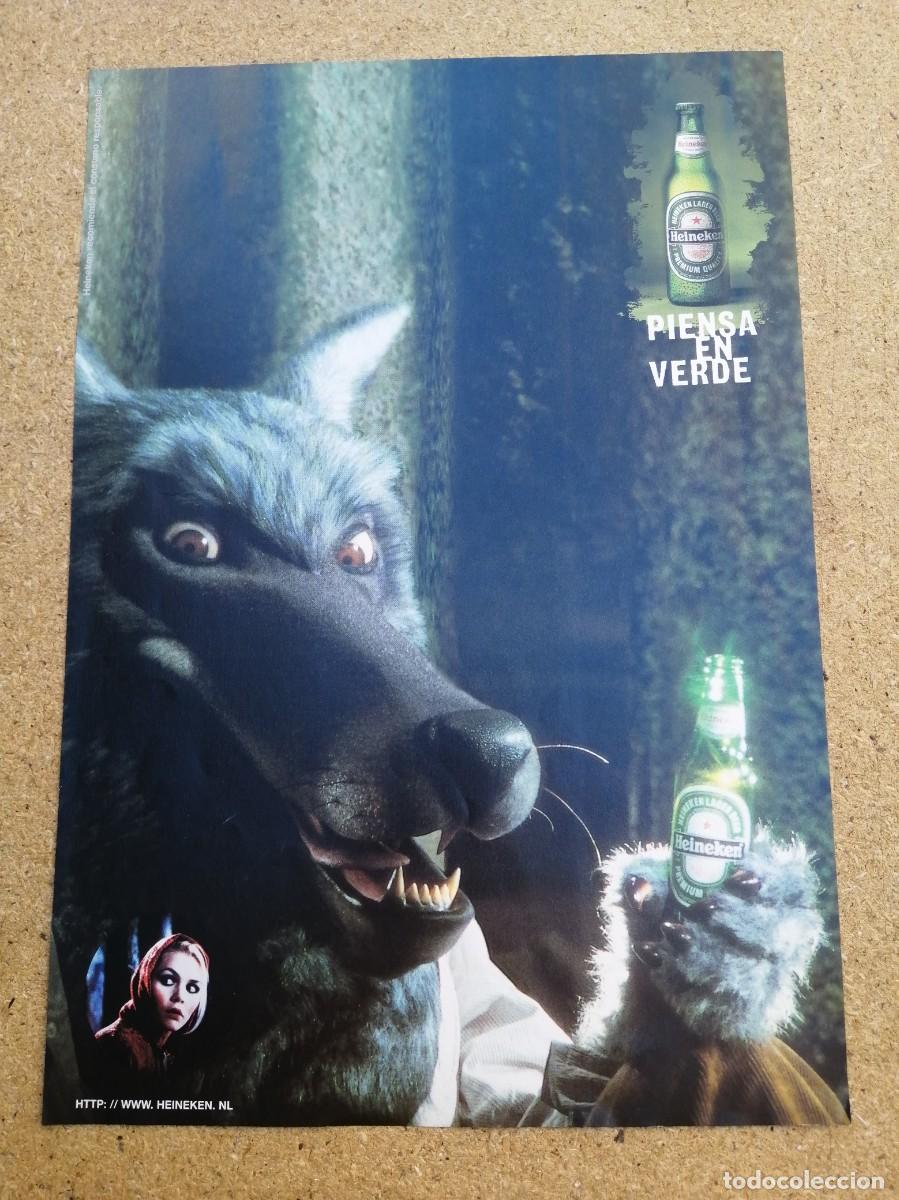 Otros art&iacute;culos de coleccionismo en papel: ANUNCIO. HEINEKEN, PIENSA EN VERDE