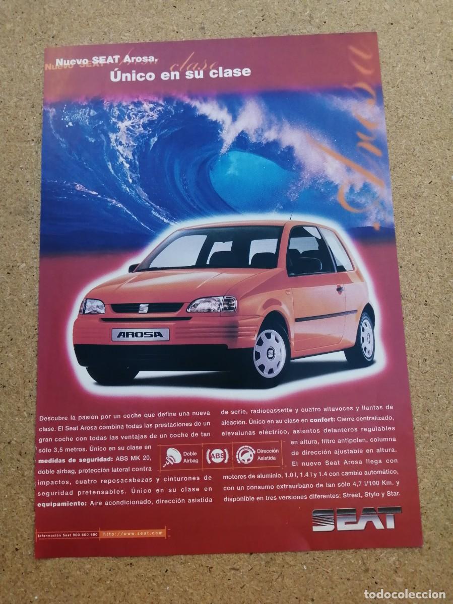 Otros art&iacute;culos de coleccionismo en papel: ANUNCIO. SEAT AROSA.