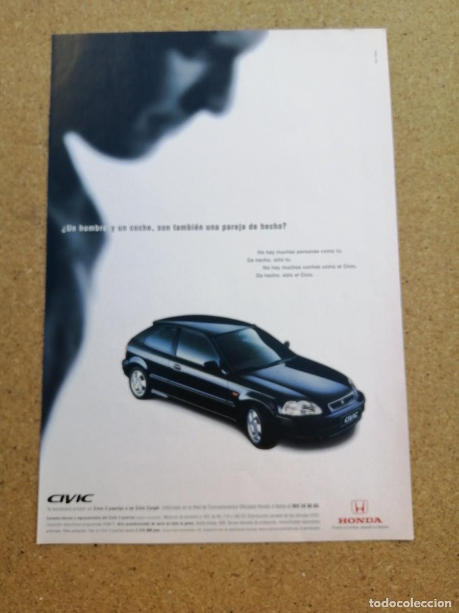 Otros art&iacute;culos de coleccionismo en papel: ANUNCIO. HONDA CIVIC