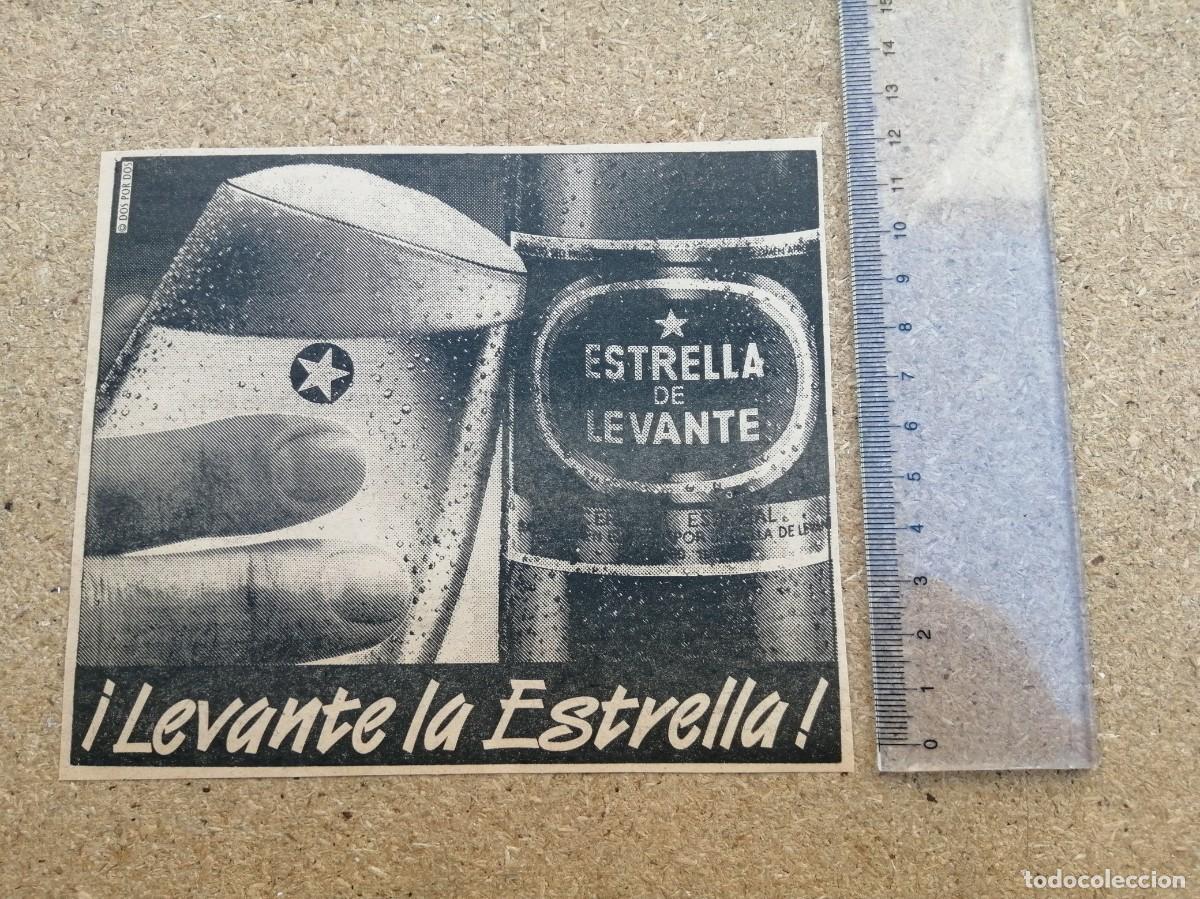 Otros art&iacute;culos de coleccionismo en papel: ANUNCIO. CERVEZA ESTRELLA DE LEVANTE