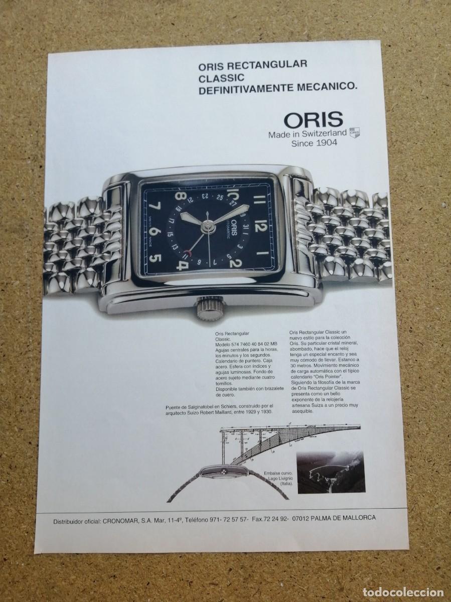 Otros art&iacute;culos de coleccionismo en papel: ANUNCIO. RELOJ ORIS.