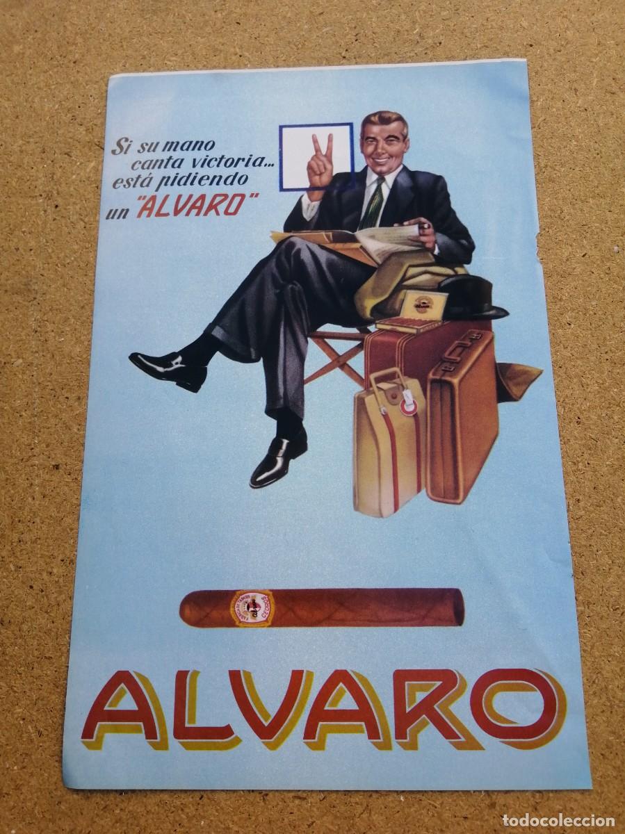 Otros art&iacute;culos de coleccionismo en papel: ANUNCIO. PUROS ALVARO - Foto 1