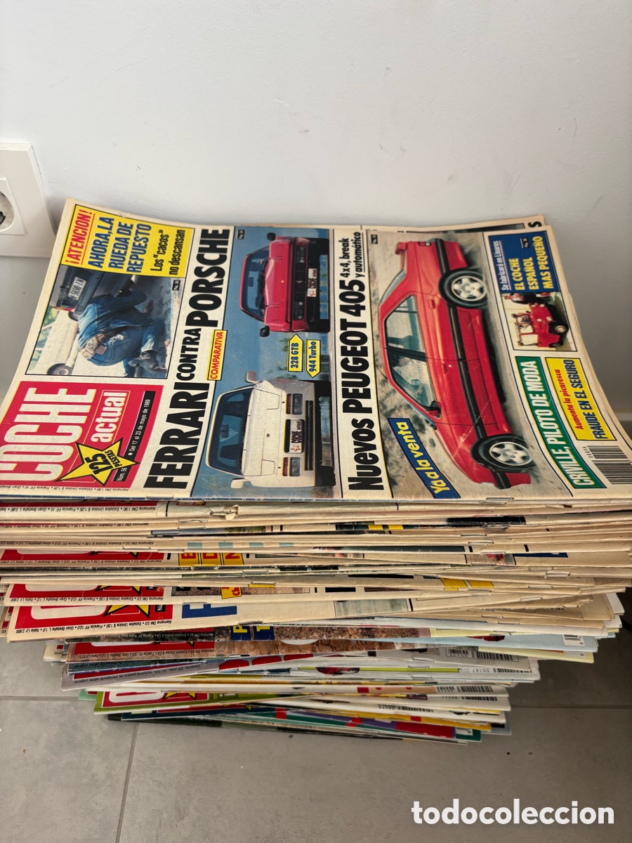 Otros art&iacute;culos de coleccionismo en papel: Lote revistas Coche Actual antiguas