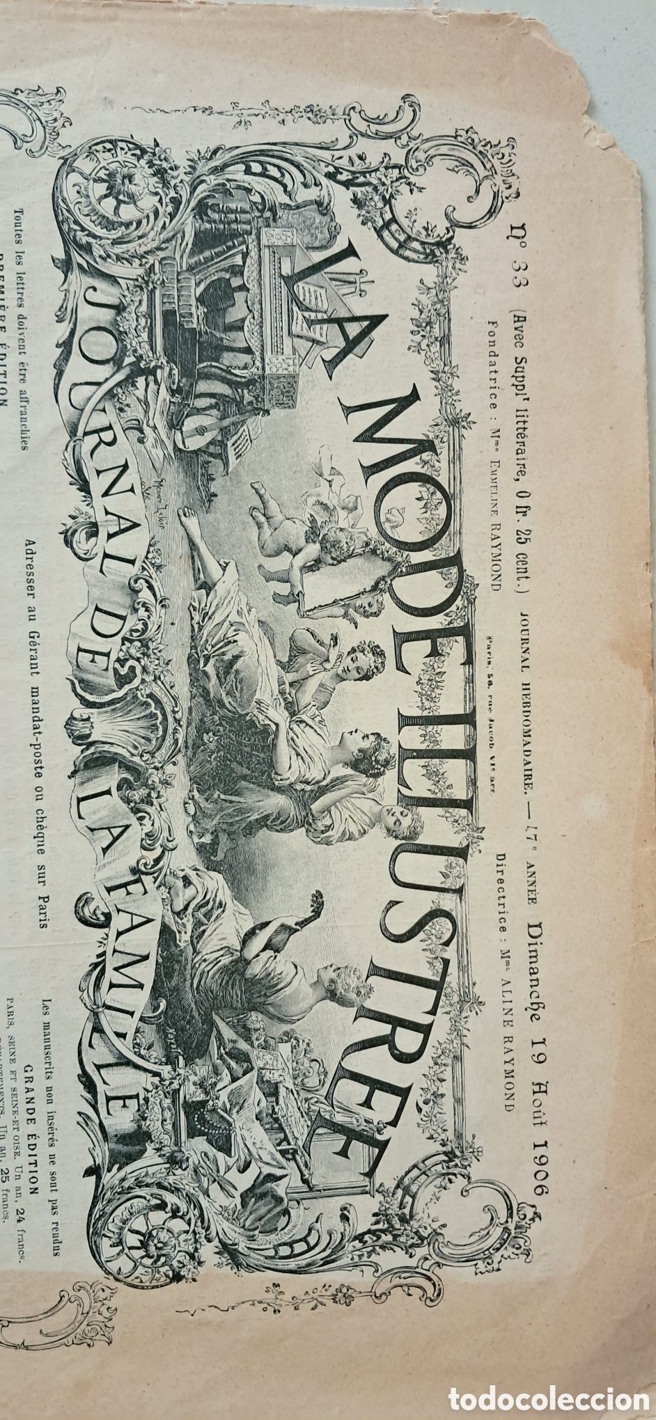 Otros art&iacute;culos de coleccionismo en papel: La mode ilustree - n&deg; 33 - Foto 2