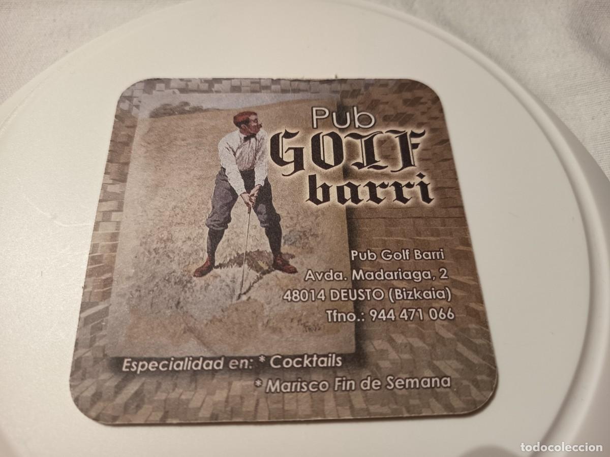 Otros art&iacute;culos de coleccionismo en papel: POSAVASOS PUB GOLF BARRI-BILBAO-VIZCAYA
