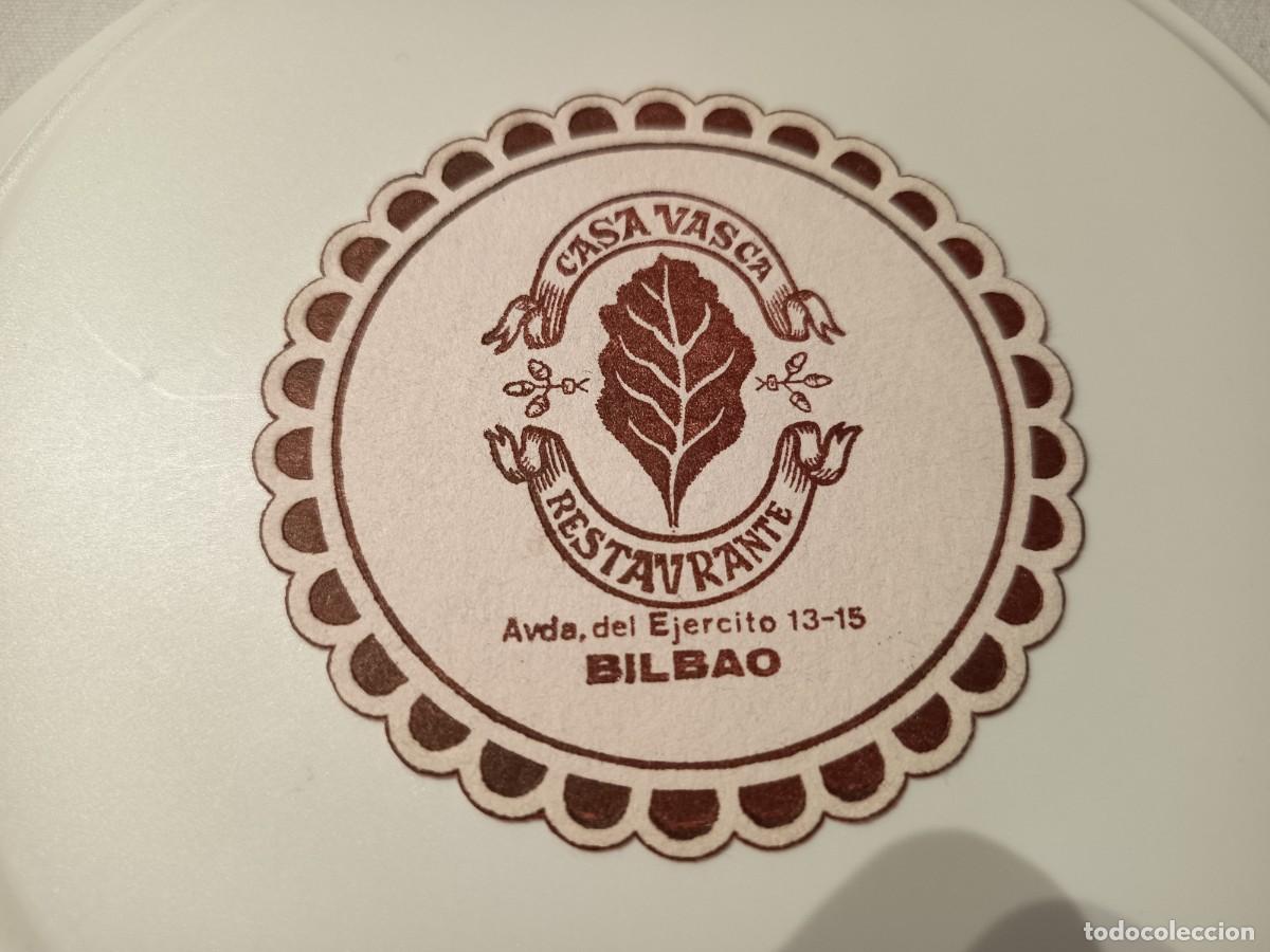 Otros art&iacute;culos de coleccionismo en papel: POSAVASOS RESTAURANTE CASA VASCA-BILBAO-VIZCAYA