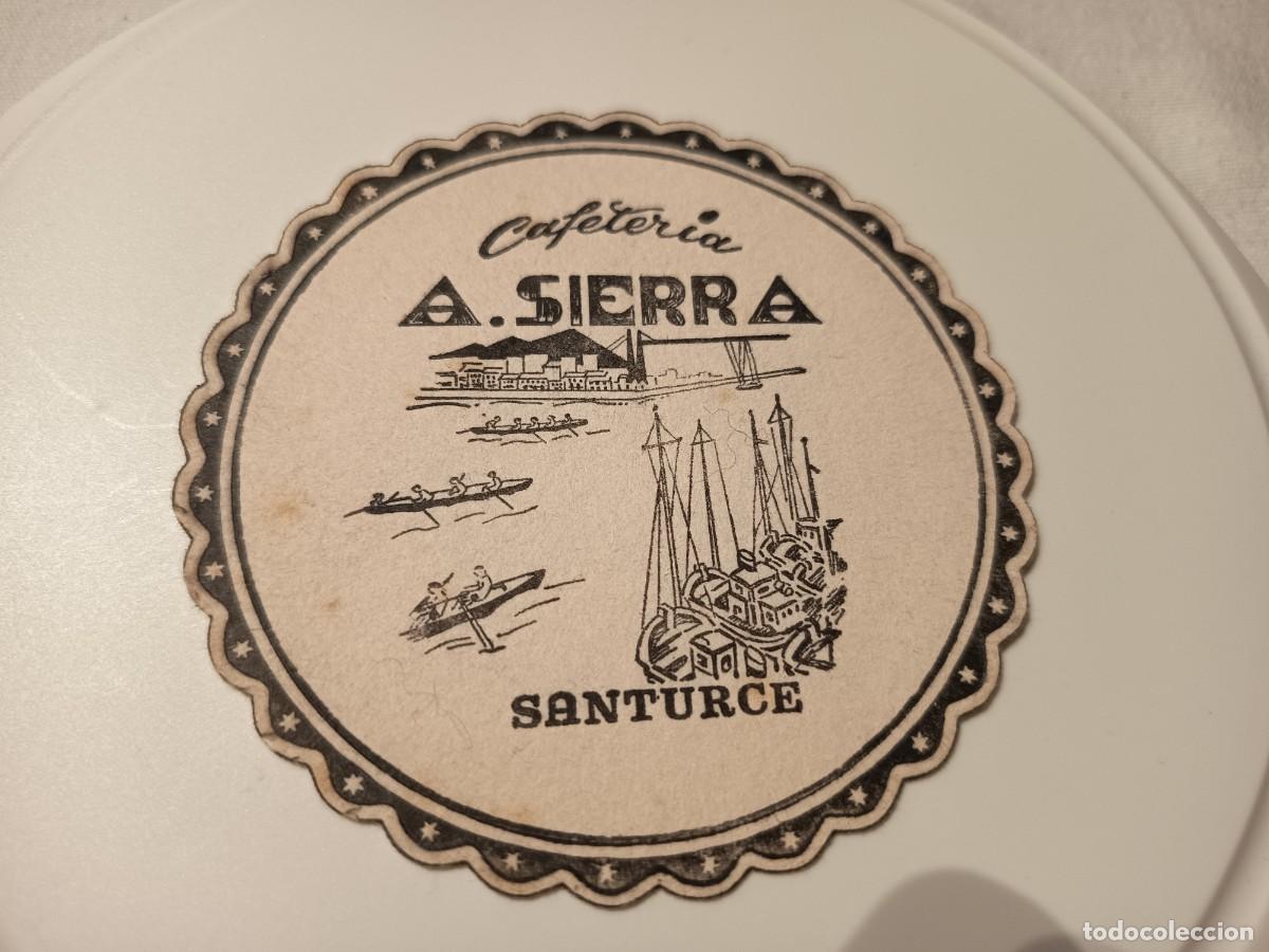 Altri oggetti di carta: POSAVASOS CAFETERIA A. SIERRA-SANTURCE-VIZCAYA