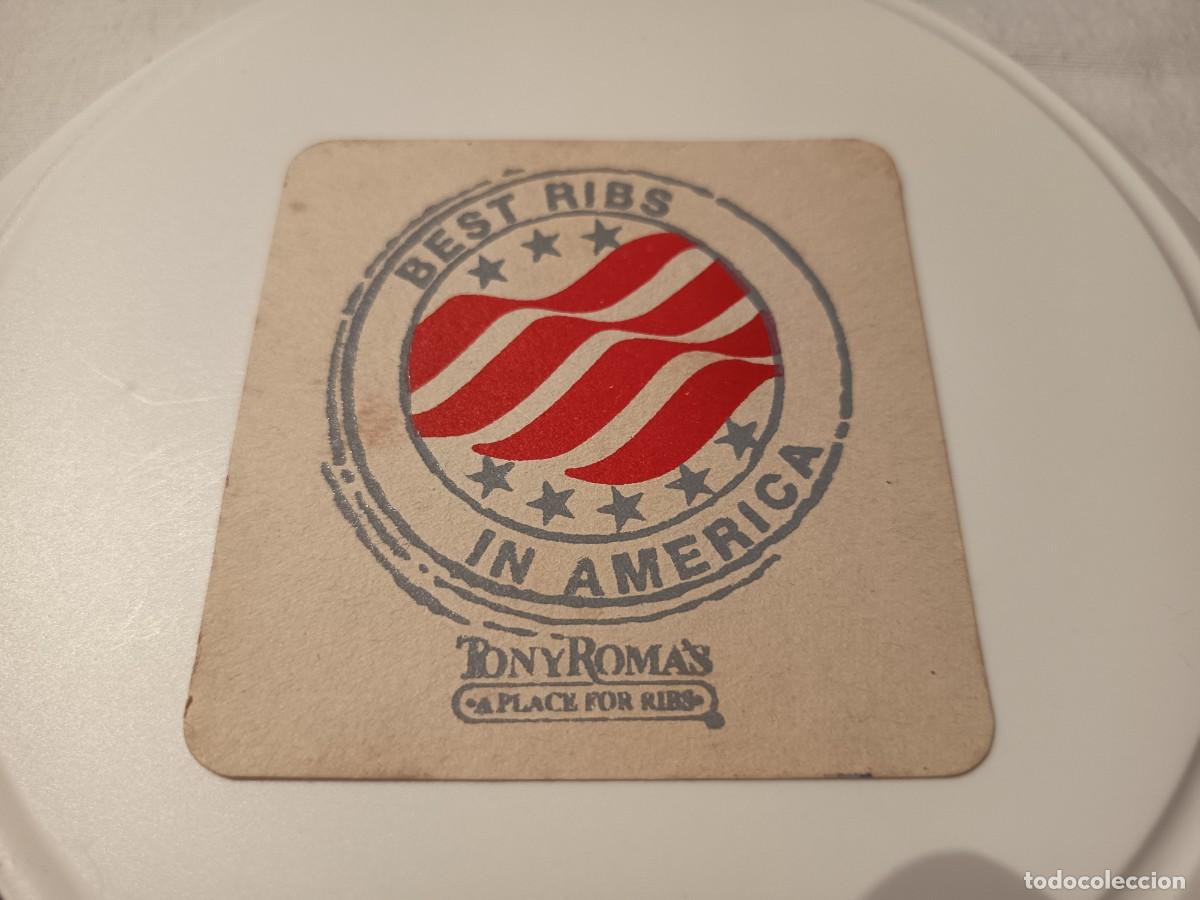 Otros art&iacute;culos de coleccionismo en papel: POSAVASOS RESTAURANTES TONY ROMA'S