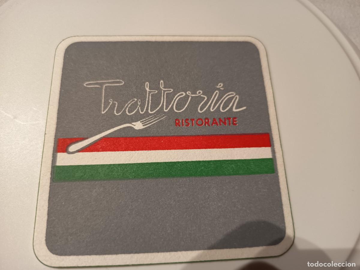 Otros art&iacute;culos de coleccionismo en papel: POSAVASOS RESTAURANTE TRATTORIA-AVILES-ASTURIAS