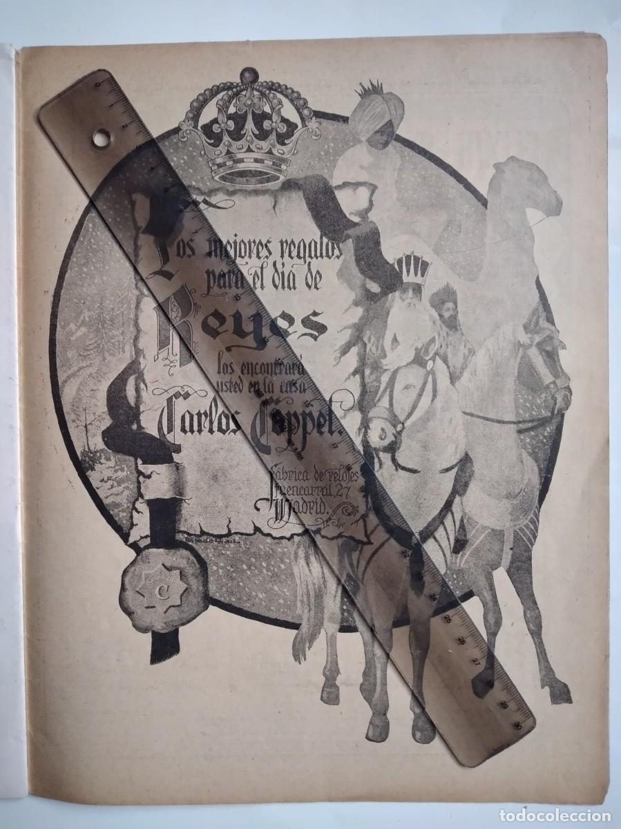 Otros art&iacute;culos de coleccionismo en papel: CARLOS COPPEL F&Aacute;BRICA DE RELOJES FUENCARRAL 27 MADRID PUBLICIDAD REGALOS REYES HOJA REVISTA A&Ntilde;O 1923