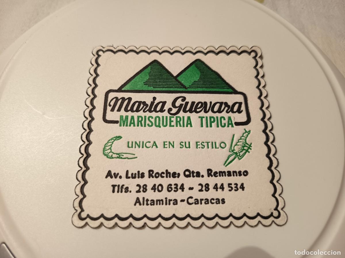 Otros art&iacute;culos de coleccionismo en papel: POSAVASOS MARISQUERIA MARIA GUEVARA-CARACAS