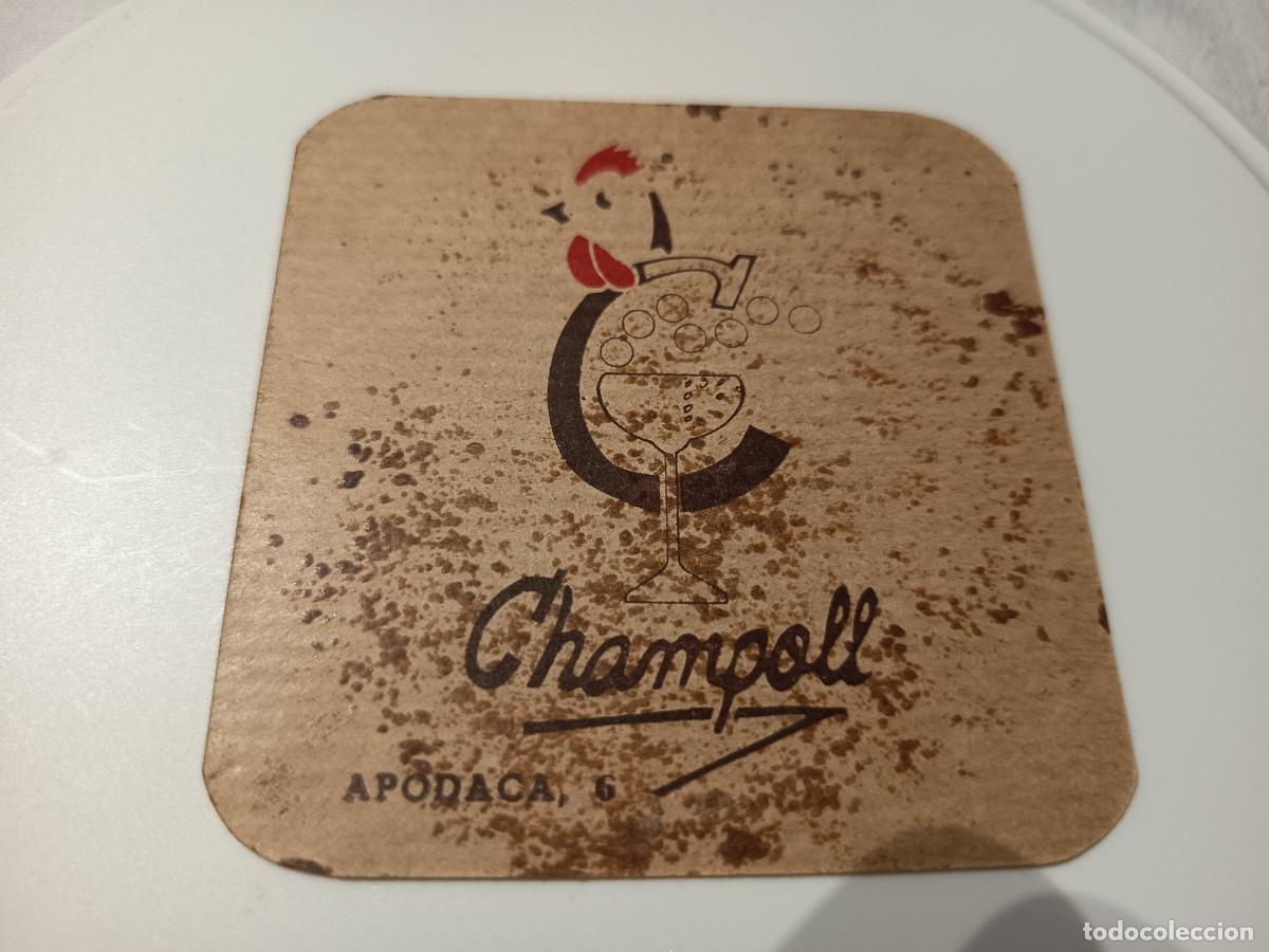 Otros art&iacute;culos de coleccionismo en papel: POSAVASOS CAFETERIA CHAMPOLL-MADRID