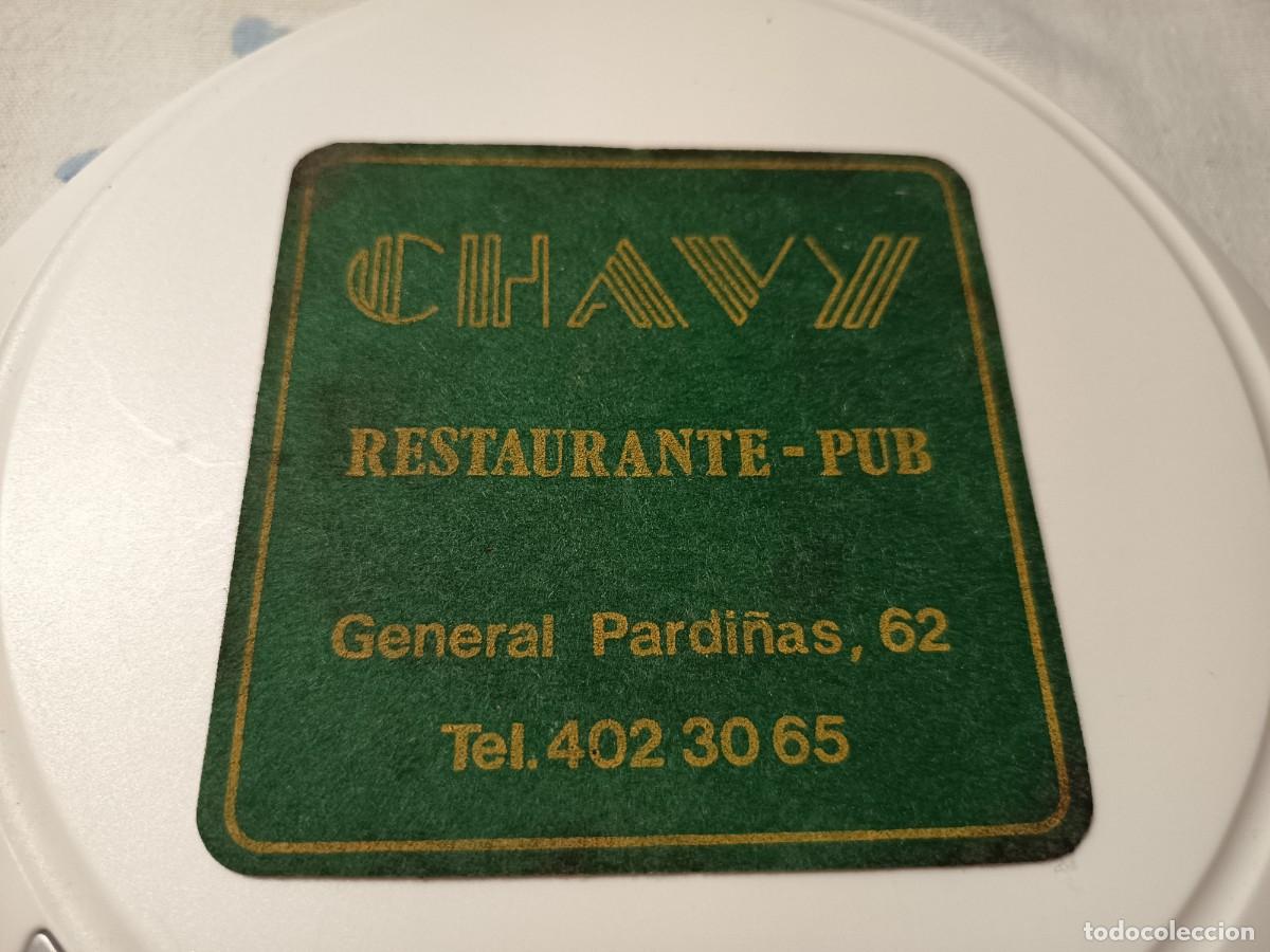 Otros art&iacute;culos de coleccionismo en papel: POSAVASOS PUB RESTAURANTE CHAVY-MADRID
