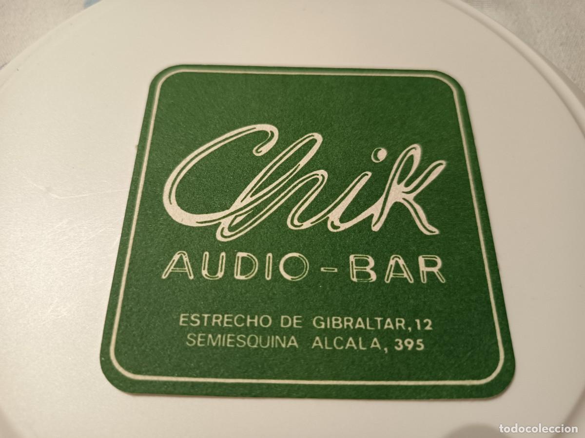Otros art&iacute;culos de coleccionismo en papel: POSAVASOS AUDIO BAR CHIK-MADRID