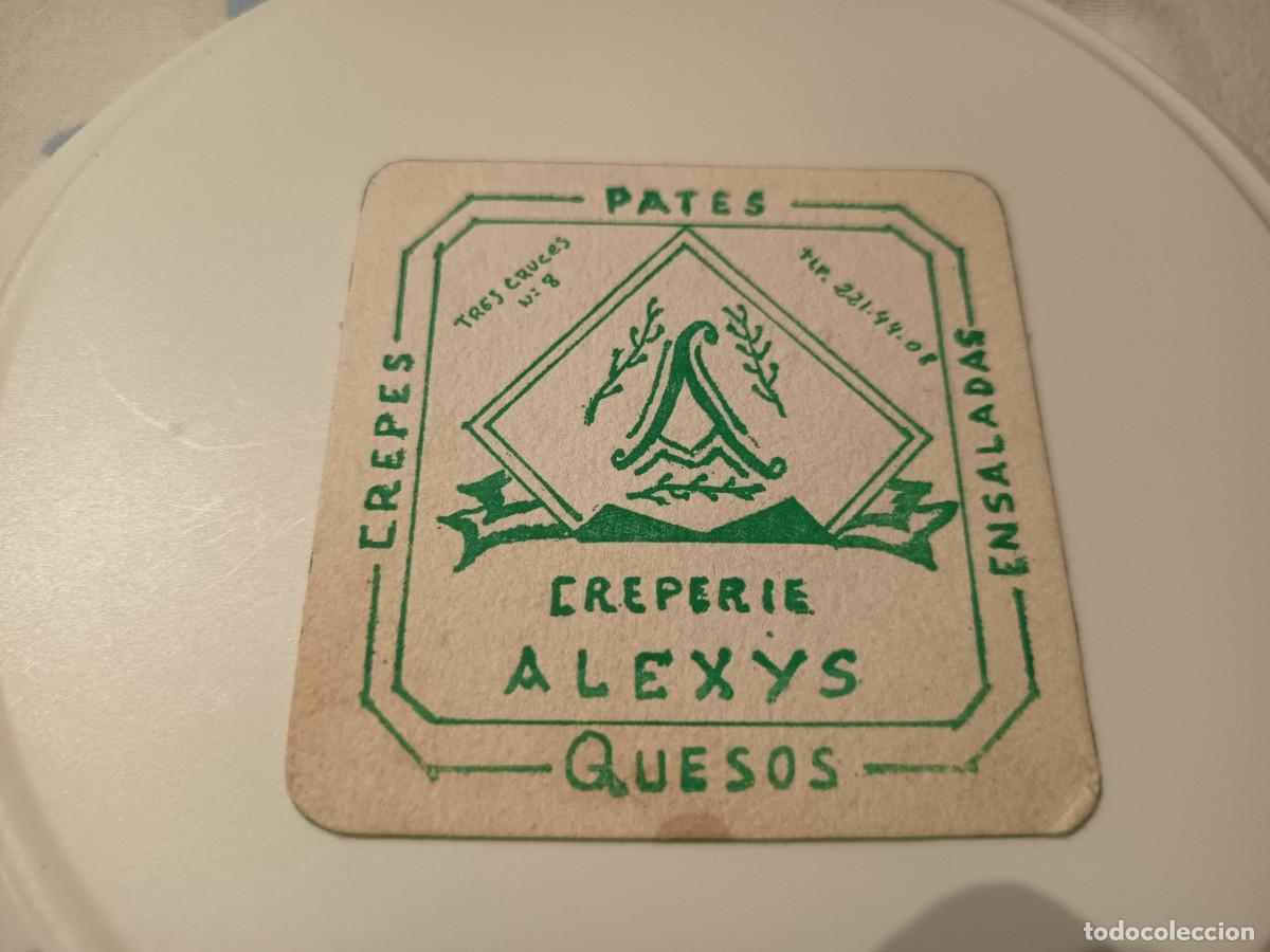 Otros art&iacute;culos de coleccionismo en papel: POSAVASOS CREPERIA ALEXYS-MADRID