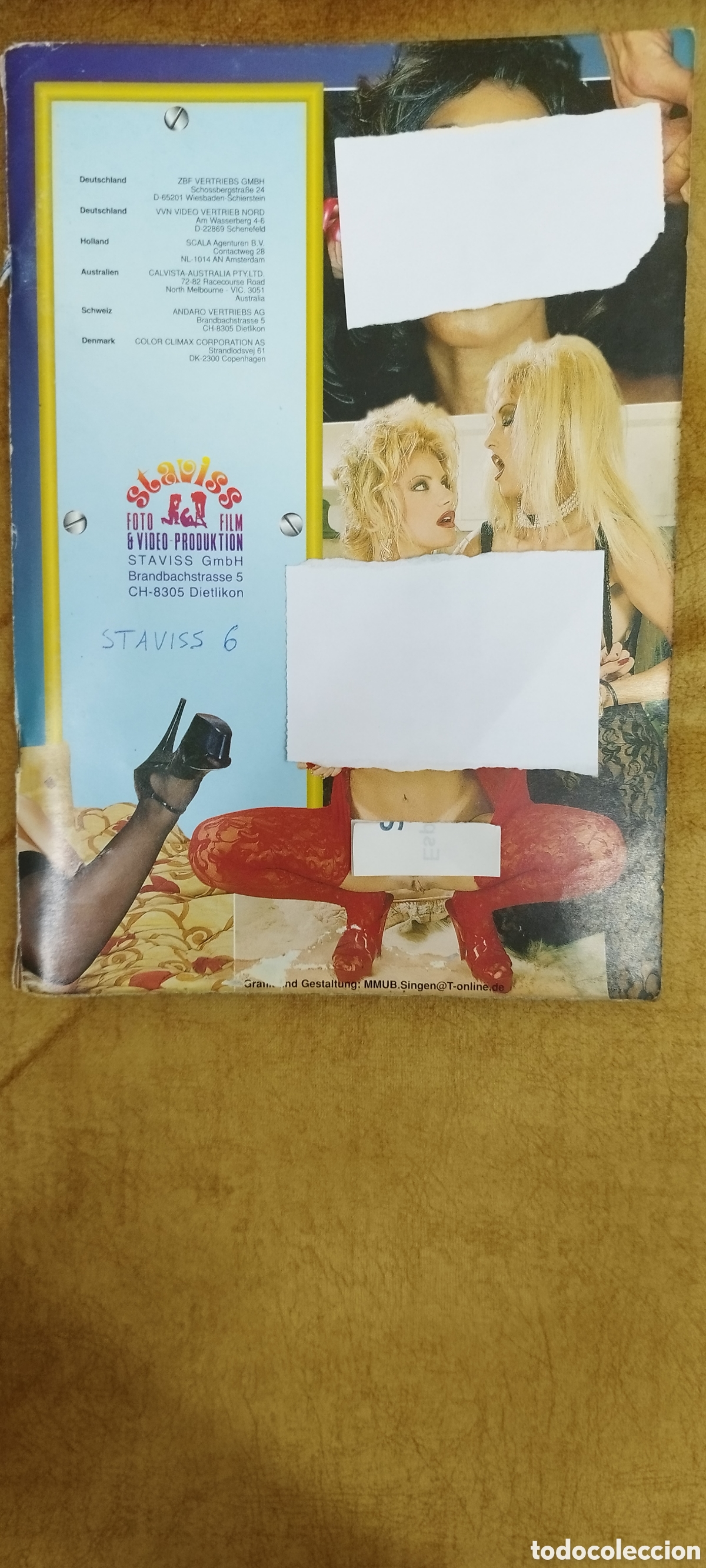 Otros art&iacute;culos de coleccionismo en papel: Staviss 6 magazine a&ntilde;os 90