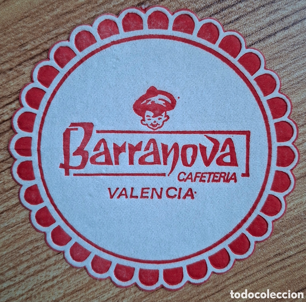 Otros art&iacute;culos de coleccionismo en papel: Posavasos Cafeter&iacute;a Barranova - Valencia