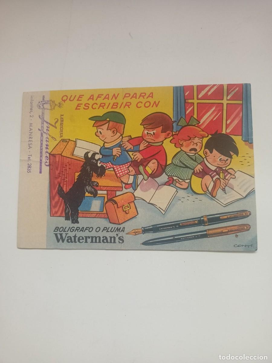 Otros art&iacute;culos de coleccionismo en papel: PAPEL SECANTE PUBLICITARIO DE TINTA WATERMAN'S