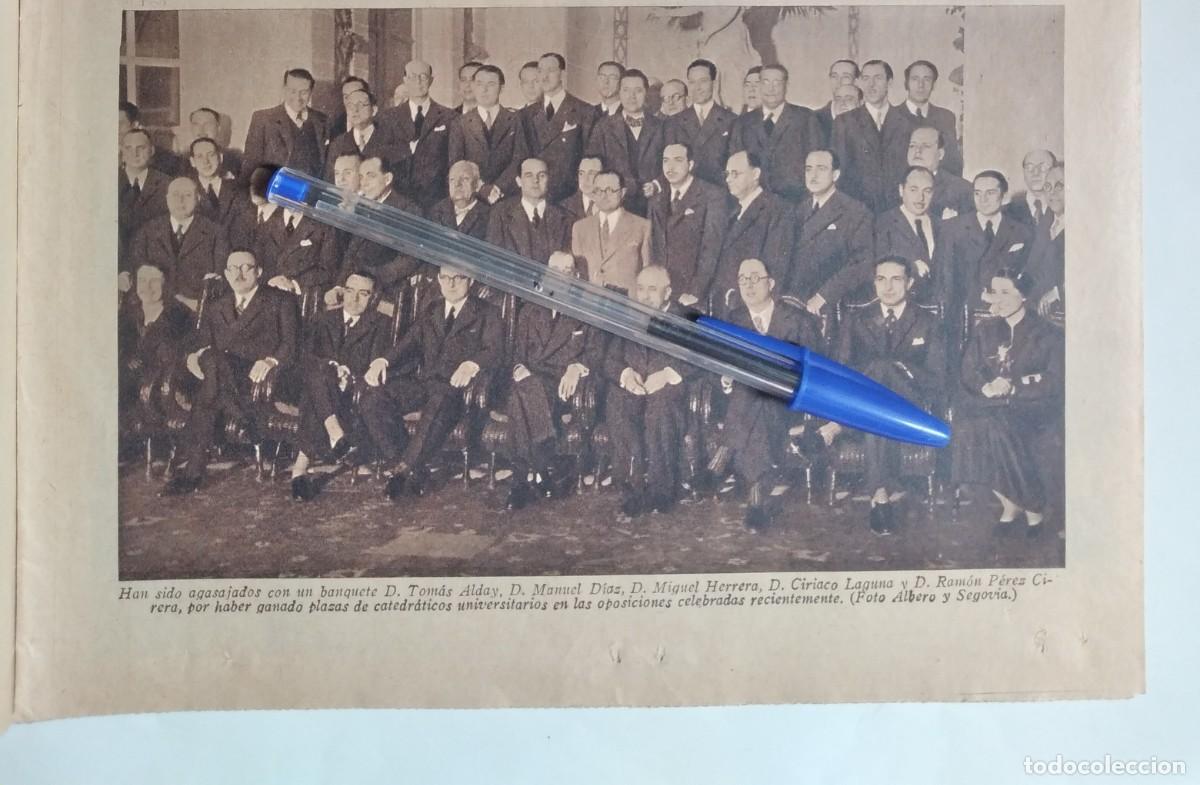 Otros art&iacute;culos de coleccionismo en papel: TOM&Aacute;S ALDAY MANUEL D&Iacute;AZ MIGUEL HERRERA CIRIACO LAGUNA RAM&Oacute;N P&Eacute;REZ CIRERA PLAZA CATEDR&Aacute;TICOS A&Ntilde;O 1936