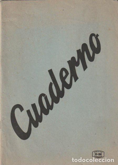 Otros art&iacute;culos de coleccionismo en papel: Cuaderno Escolar Vintage de Papeleras Reunidas Alcoy &ndash; En blanco