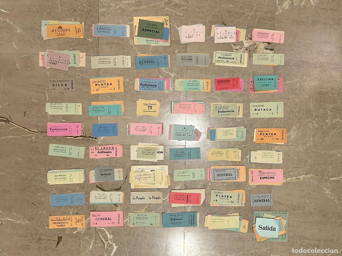 Otros art&iacute;culos de coleccionismo en papel: IMPRESIONANTE LOTE +330 ENTRADAS CINE &ndash; BARCELONA - CATALUNYA