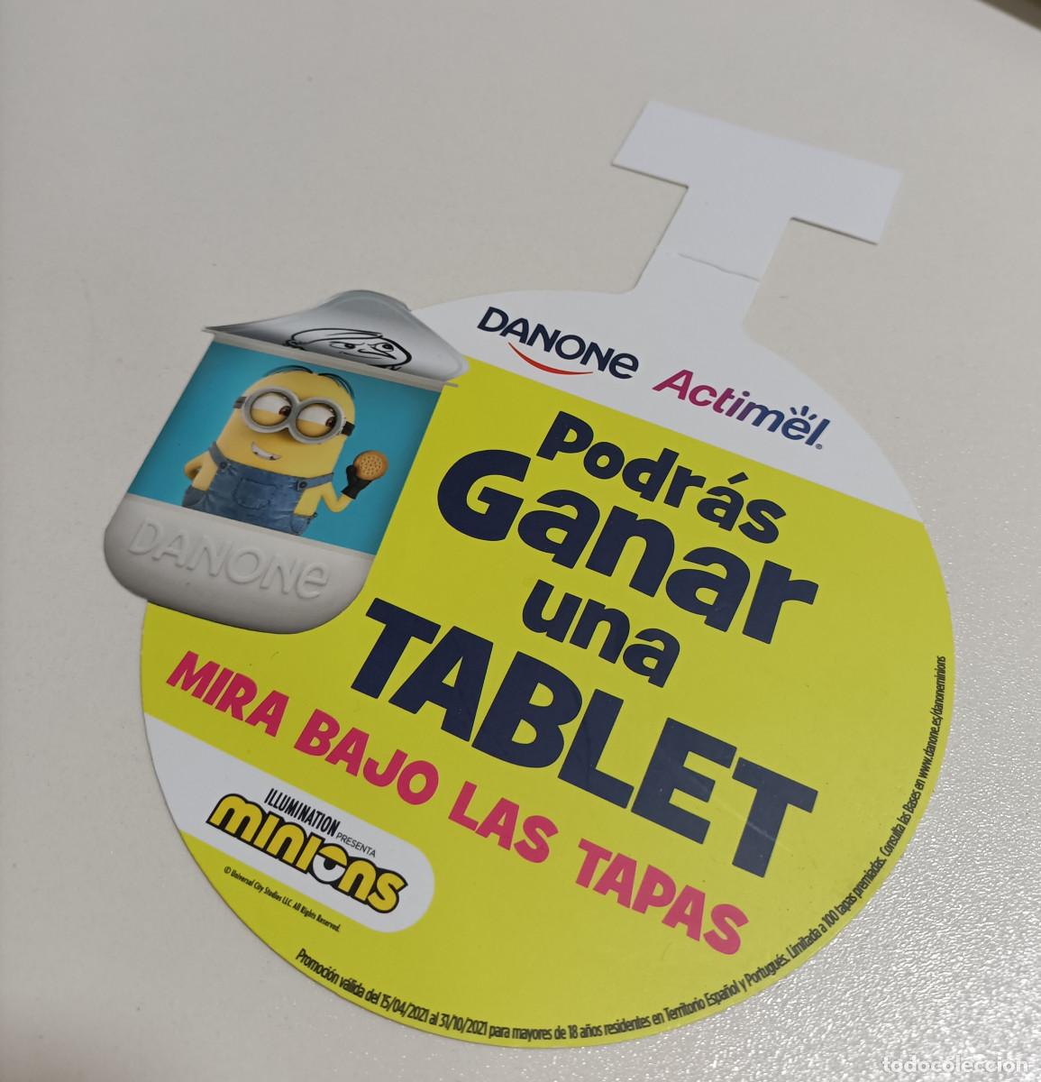 Otros art&iacute;culos de coleccionismo en papel: promocional danone actimel minions minion publicitario promo carton publicidad