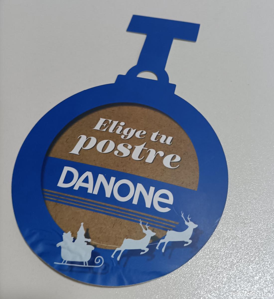 Otros art&iacute;culos de coleccionismo en papel: danone promocional publicidad tira de balda publicitario promo navide&ntilde;a navidad