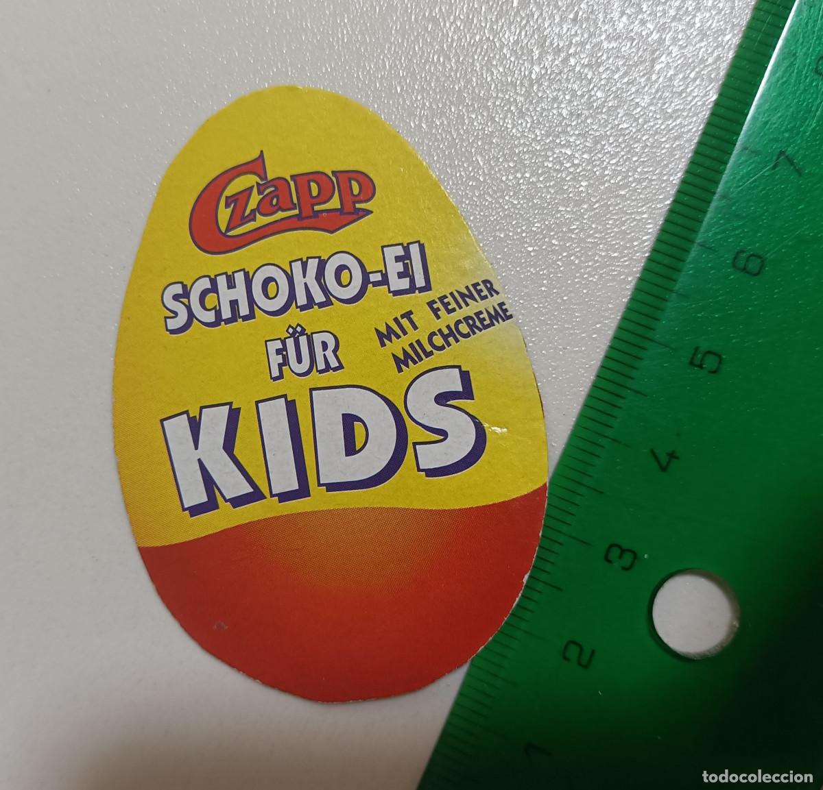 Otros art&iacute;culos de coleccionismo en papel: Czapp Schokoladen carton forma huevo promocional huevo sorpresa