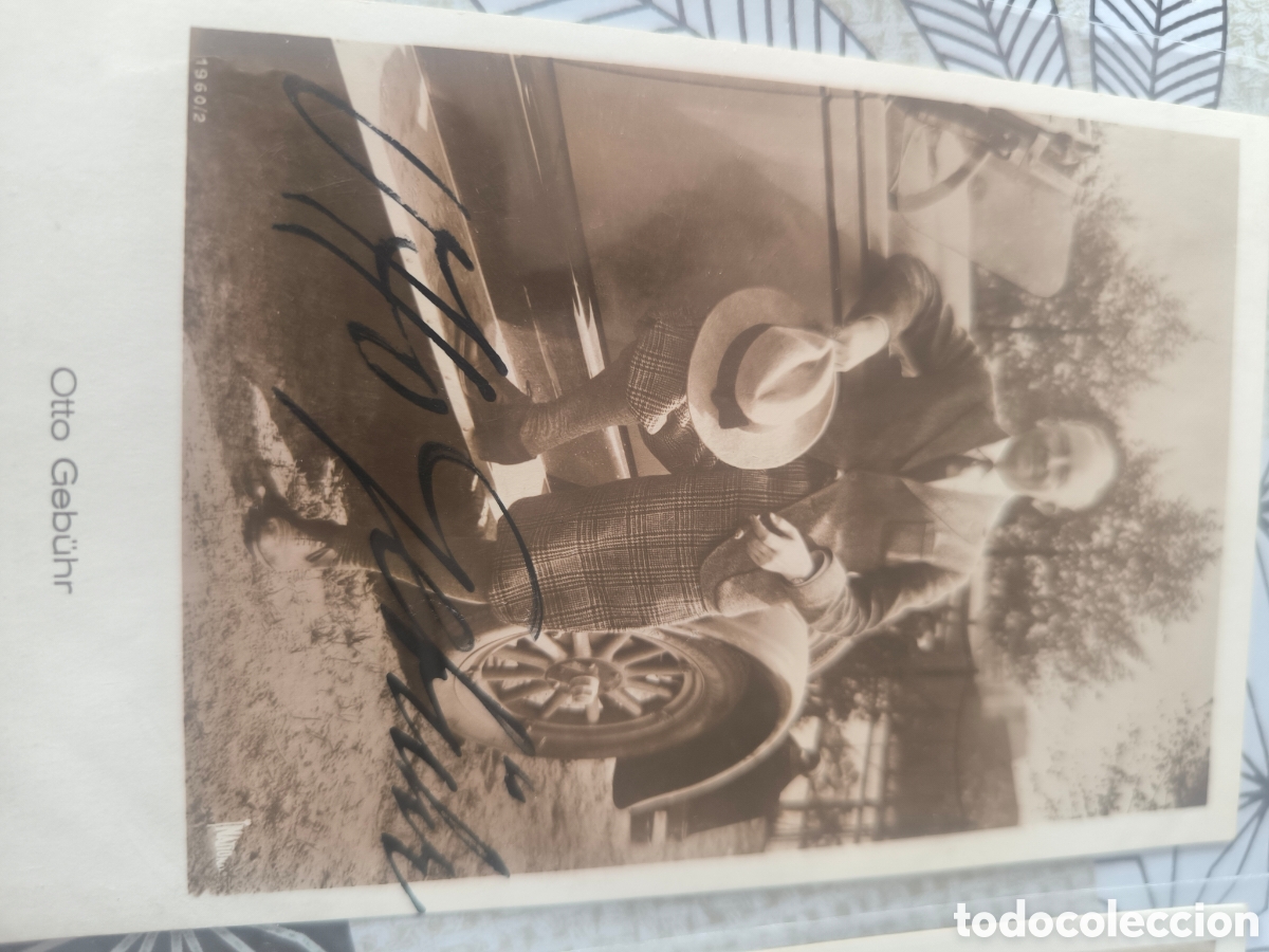 Otros art&iacute;culos de coleccionismo en papel: Autografo Otto Gebuhr