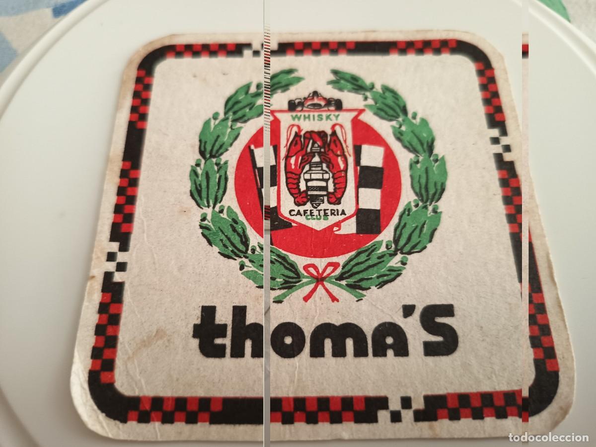 Otros art&iacute;culos de coleccionismo en papel: POSAVASOS CLUB THOMA'S A IDENTIFICAR
