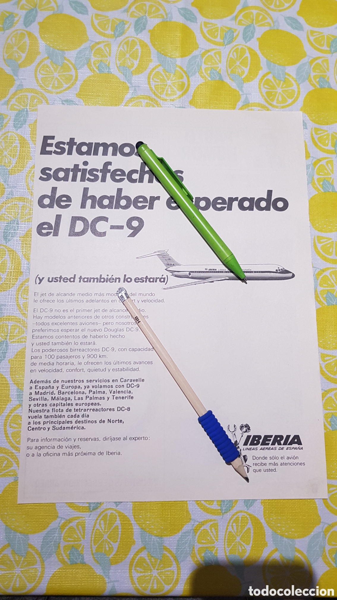 Otros art&iacute;culos de coleccionismo en papel: Hoja para enmarcar Iberia