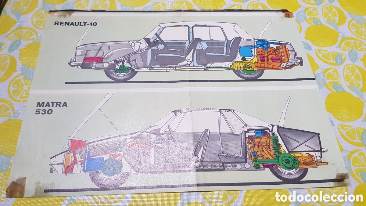 Otros art&iacute;culos de coleccionismo en papel: Hoja para enmarcar Matra 530