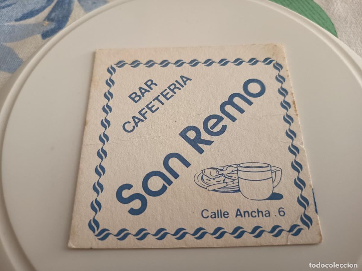 Otros art&iacute;culos de coleccionismo en papel: POSAVASOS CAFETERIA SAN REMO A IDENTIFICAR