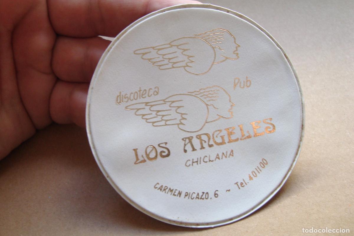 Otros art&iacute;culos de coleccionismo en papel: ANTIGUO POSAVASOS PUBLICIDAD DISCOTECA PUB LOS ANGELES. CHICLANA