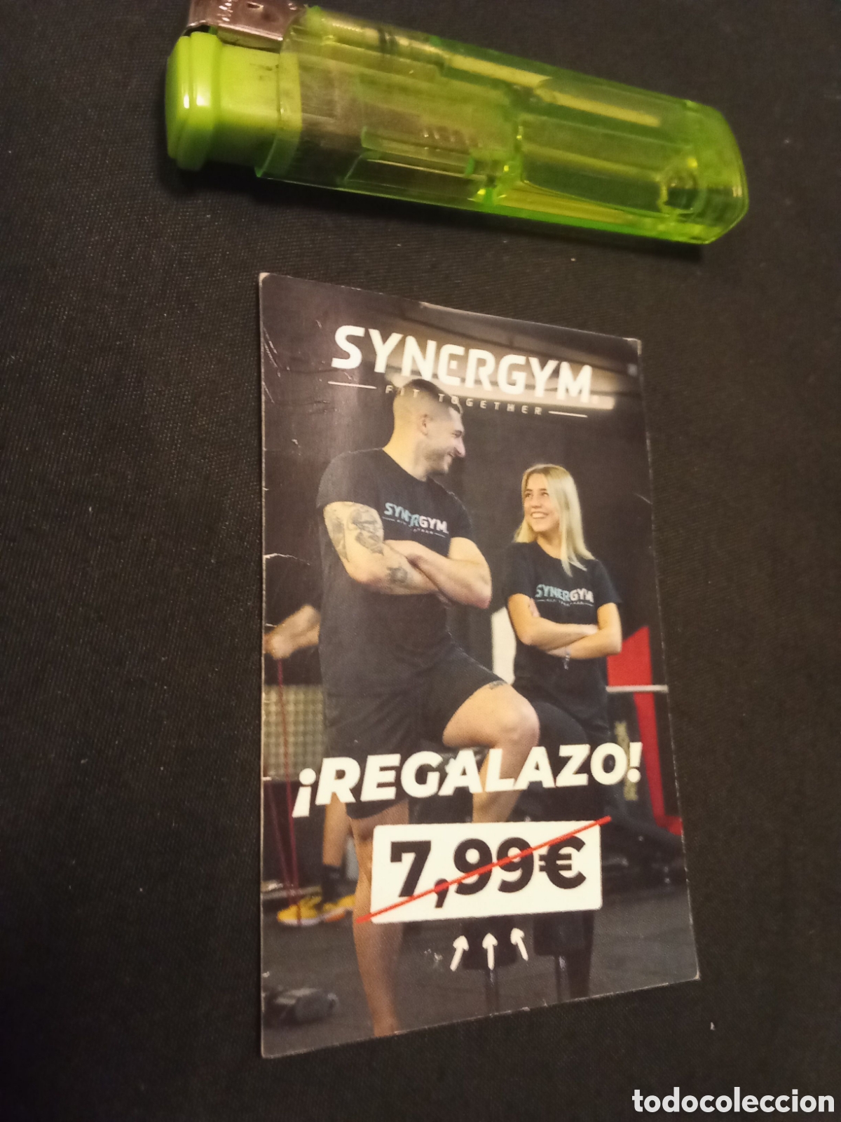 Otros art&iacute;culos de coleccionismo en papel: TARJETA REGALO DEL GIMNASIO SYNERGYM
