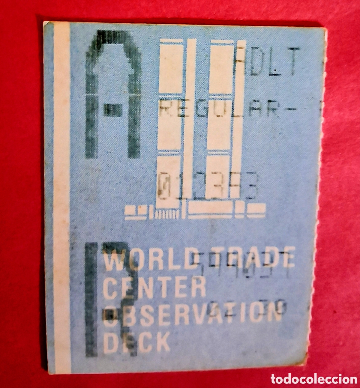 Otros art&iacute;culos de coleccionismo en papel: Entrada Antigua World Trade Center Torres Gemelas Nueva York 1993 - Original Ticket WTC Pre-11S