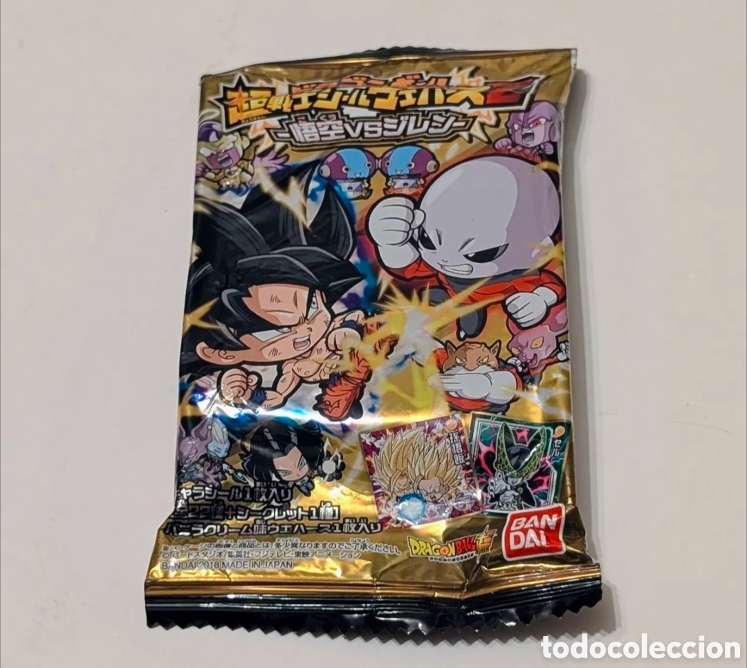 Otros art&iacute;culos de coleccionismo en papel: Sobre sin abrir Dragon Ball Super Warrior Seal Wafer. Bandai. Bola de Drac. Dragon Ball Z