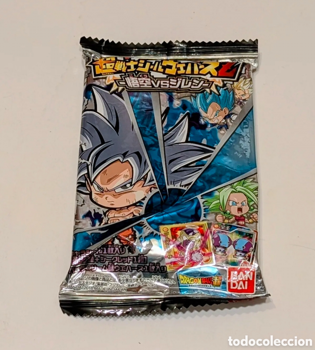 Otros art&iacute;culos de coleccionismo en papel: Sobre sin abrir Dragon Ball Super Warrior Seal Wafer. Bandai. Bola de Drac. Dragon Ball Z