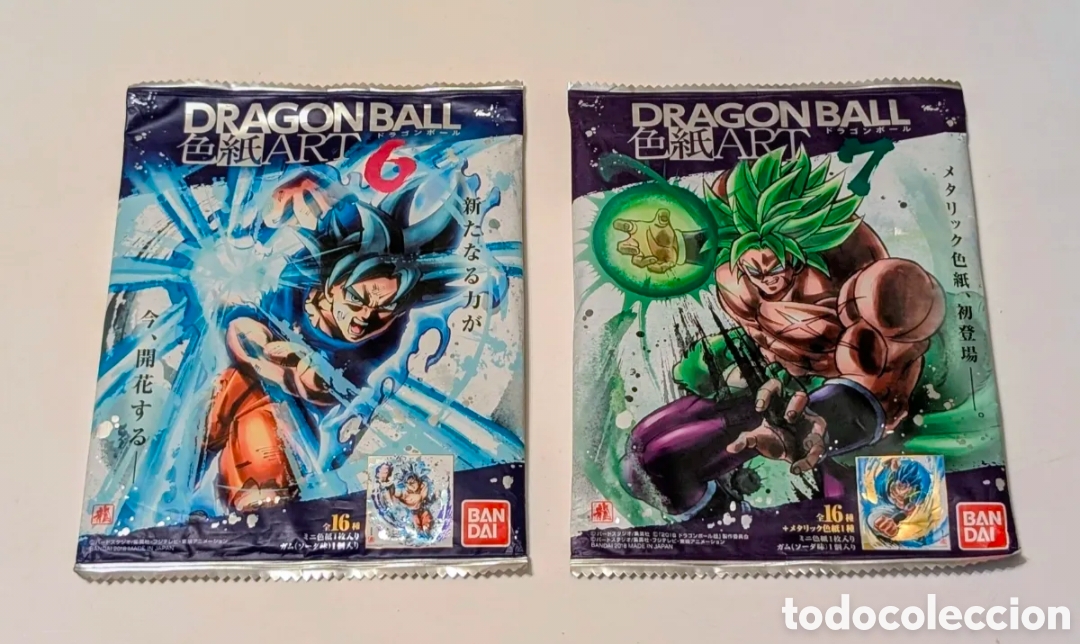 Otros art&iacute;culos de coleccionismo en papel: Dragon Ball sobre sin abrir Shikishi Art. Bandai. Bola de Dragon. Bola de Drac. Dragon Ball Z