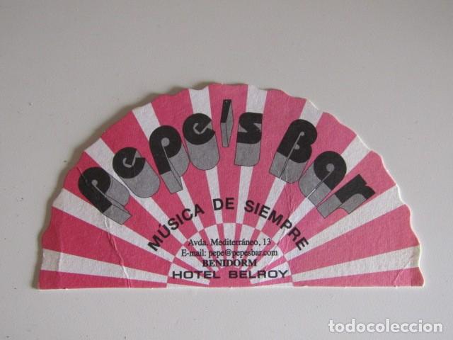 Otros art&iacute;culos de coleccionismo en papel: PRECIOSO POSAVASOS PEPE'S BAR DE BENIDORM