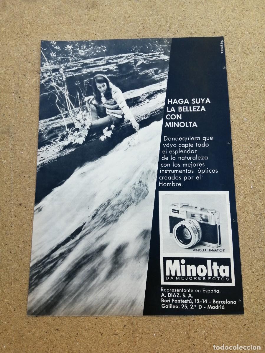 Otros art&iacute;culos de coleccionismo en papel: ANUNCIO. CAMARA DE FOTOS MINOLTA