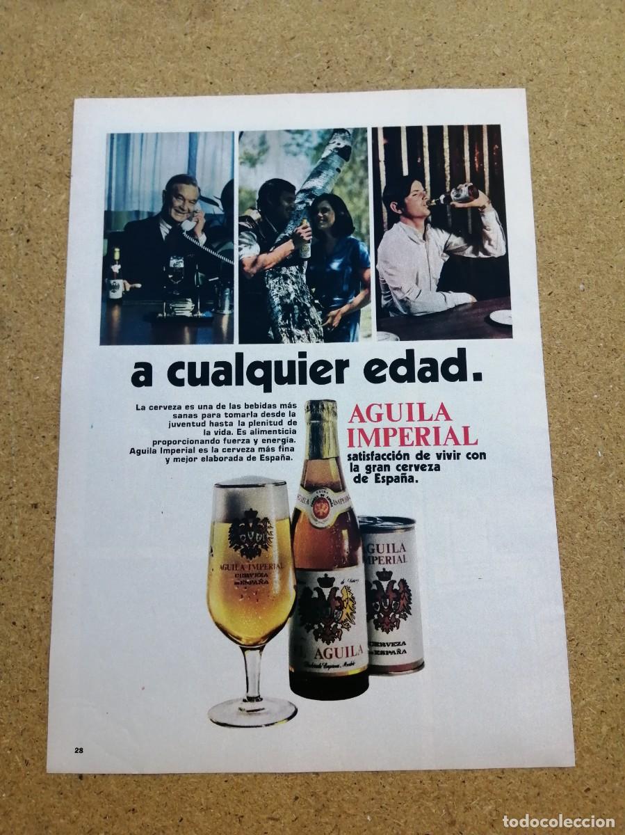 Otros art&iacute;culos de coleccionismo en papel: ANUNCIO. CERVEZAS EL AGUILA
