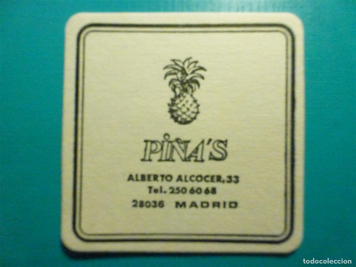 Otros art&iacute;culos de coleccionismo en papel: Posavasos Pubs y Discotecas - Disco-Bar - Pi&ntilde;a&acute;s - Alberto Alcocer, 33 - Madrid