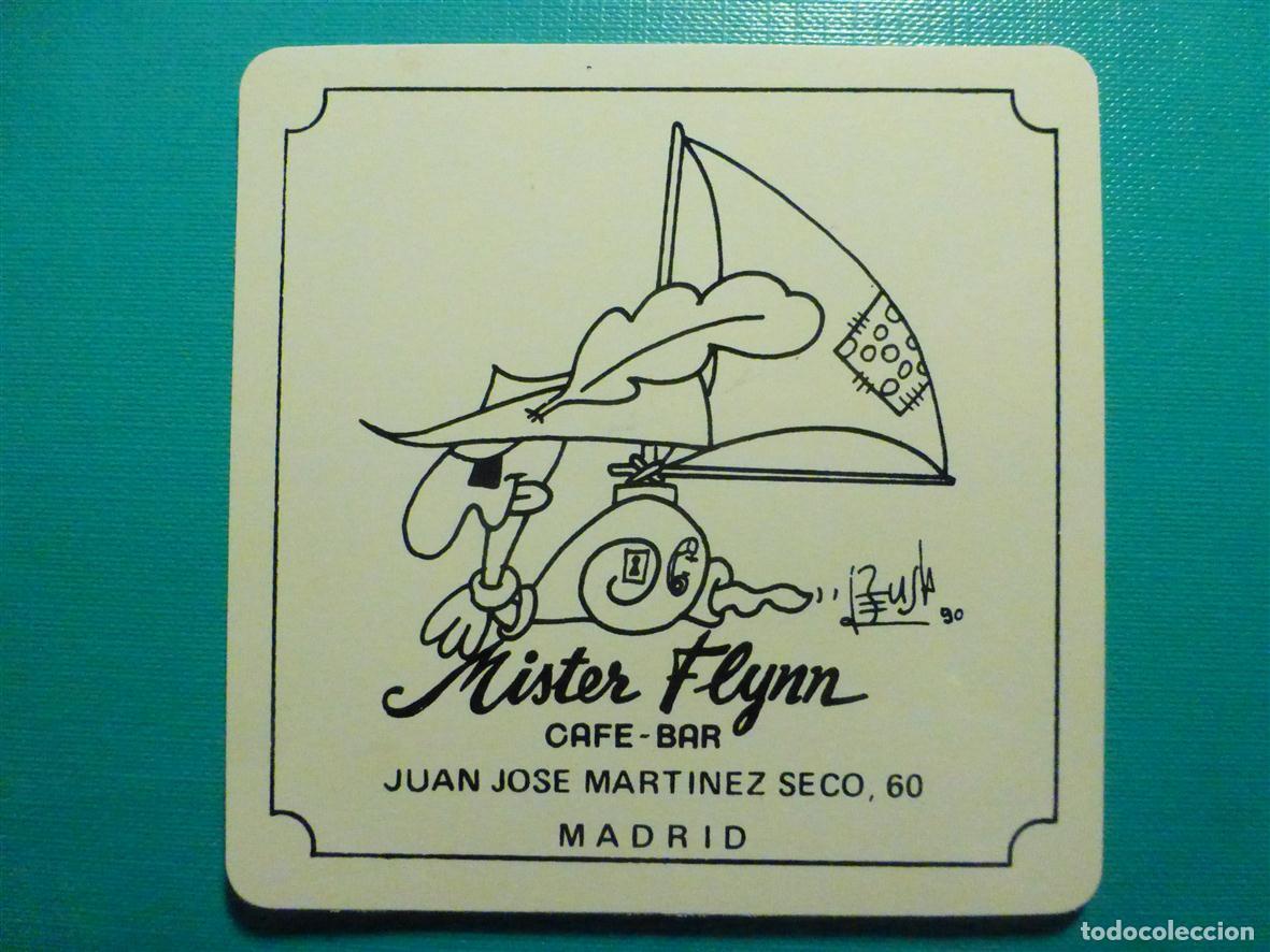 Otros art&iacute;culos de coleccionismo en papel: Posavasos Pubs y Discotecas - Disco-Bar - Pub Mister Flynn - Juan Jos&eacute; Mart&iacute;nez Seco, 23 - Madrid