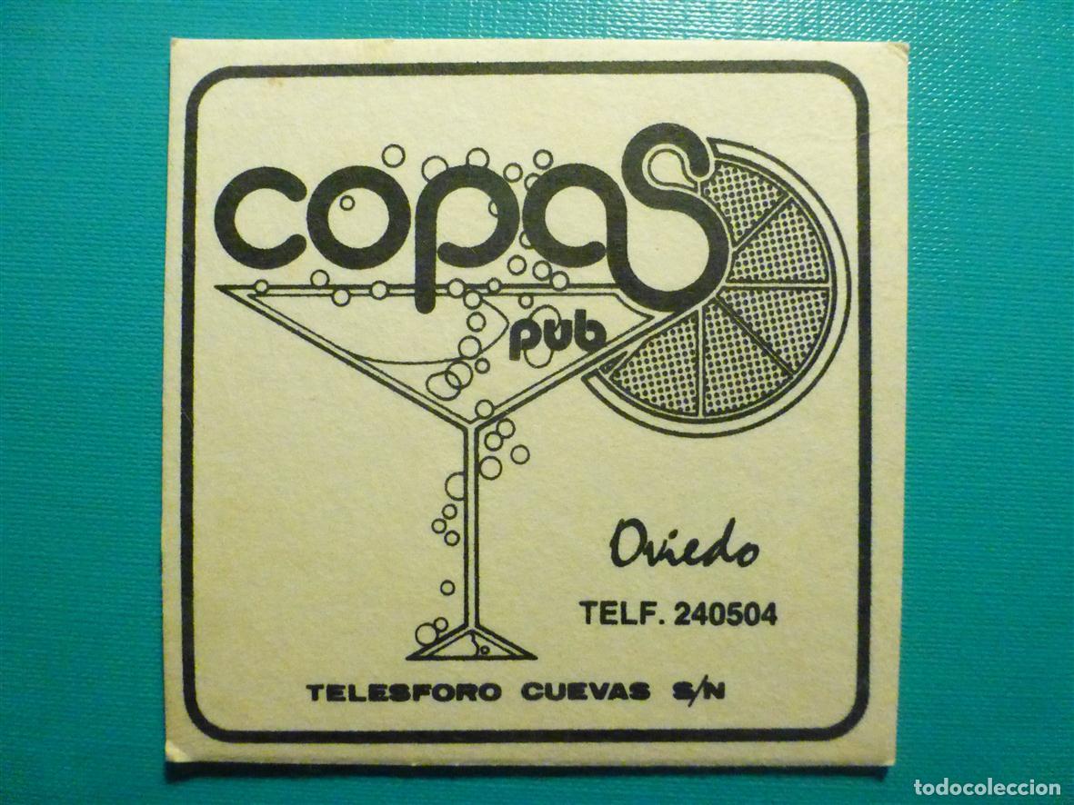 Otros art&iacute;culos de coleccionismo en papel: Posavasos Pubs y Discotecas - Disco-Bar - Copas PUB - Oviedo - Telesforo Cuevas s/n -