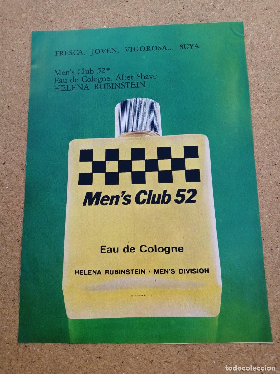 Otros art&iacute;culos de coleccionismo en papel: ANUNCIO. EAU DE COLOGNE MEN'S CLUB