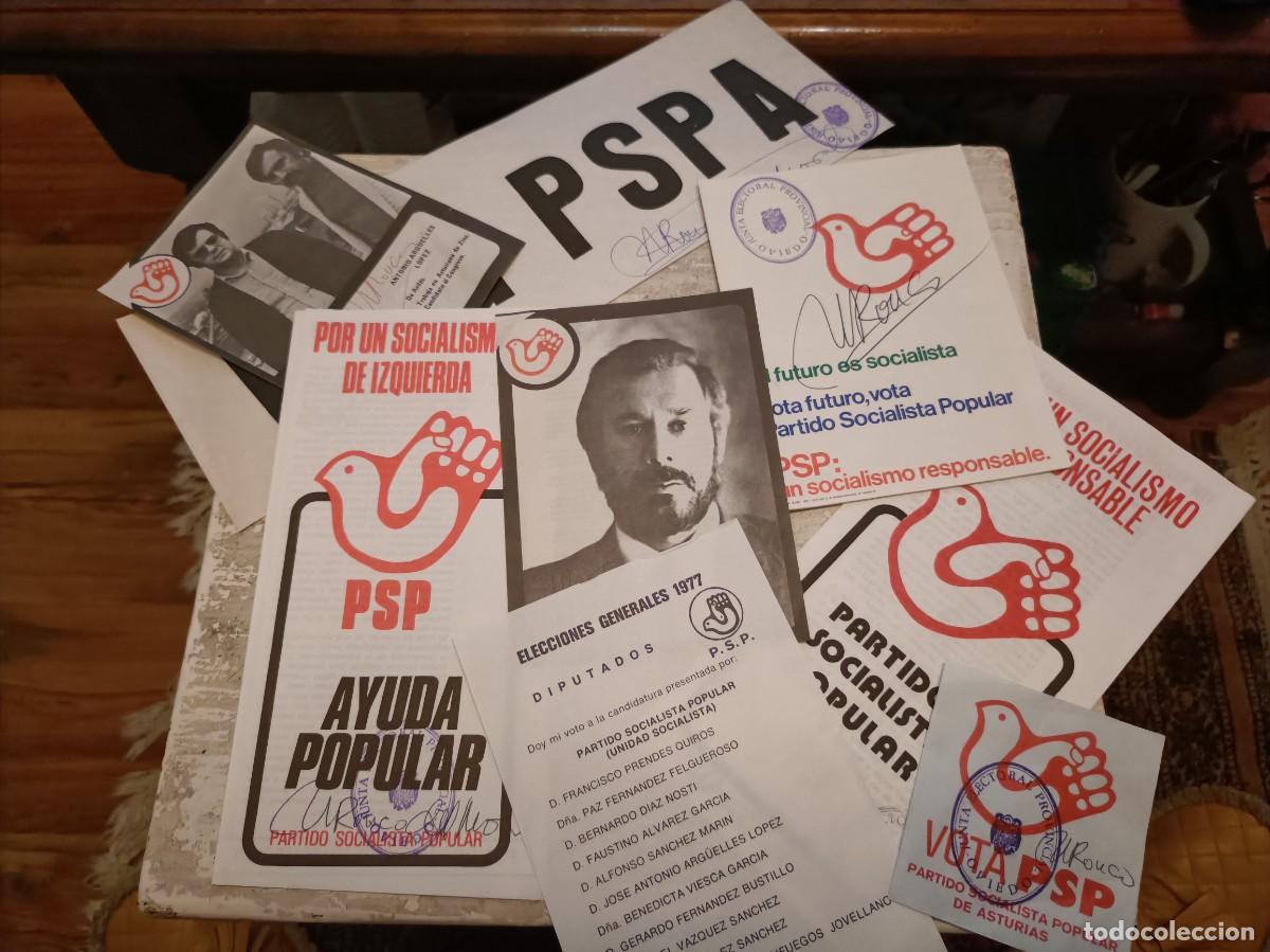 Otros art&iacute;culos de coleccionismo en papel: PROPAGANDA POL&Iacute;TICA ELECTORAL PSP PARTIDO SOCIALISTA POPULAR ASTURIAS