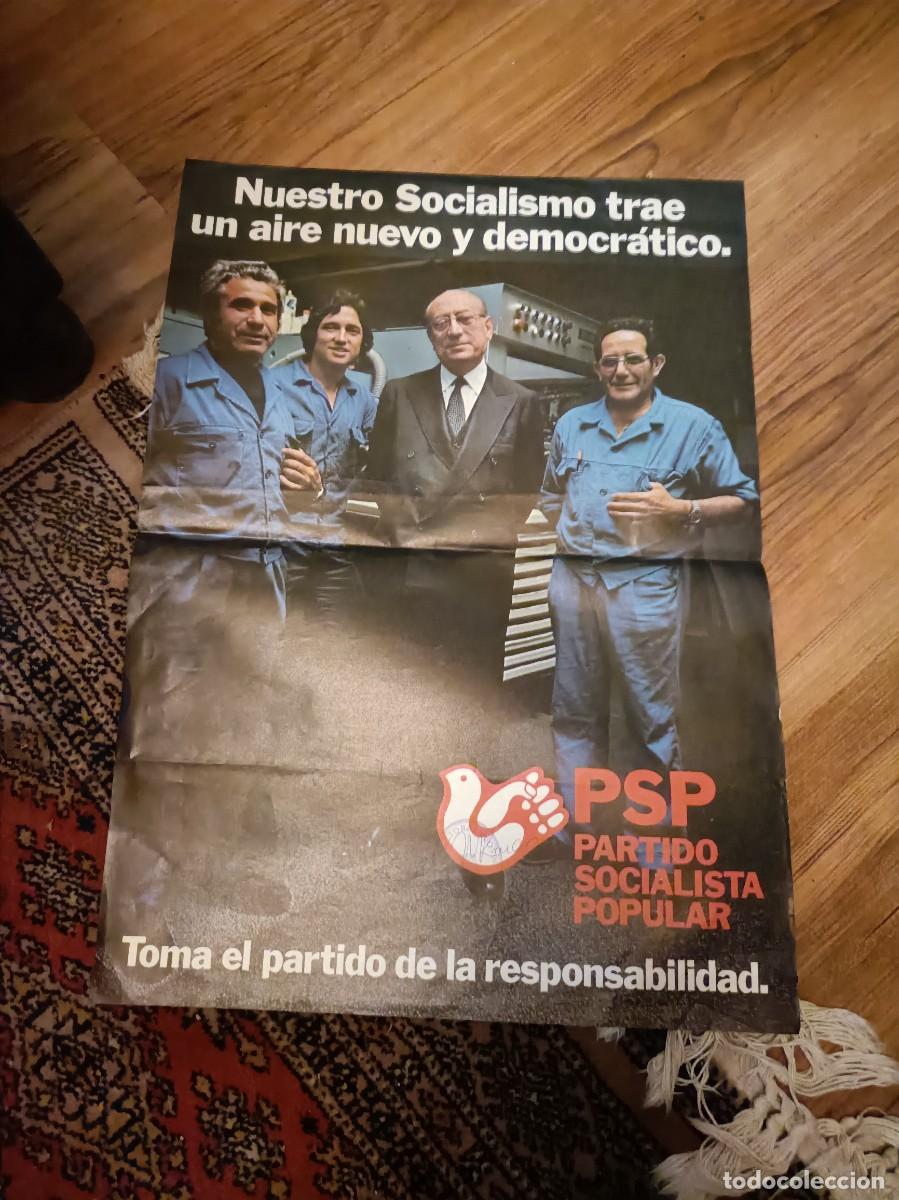 Otros art&iacute;culos de coleccionismo en papel: PROPAGANDA POL&Iacute;TICA ELECTORAL PSP PARTIDO SOCIALISTA POPULAR CARTEL TIERNO GALV&Aacute;N